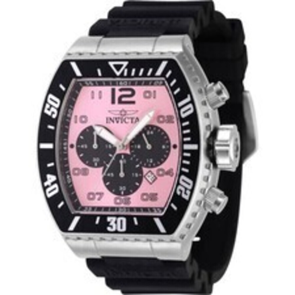 NWT Invicta 47286  Pro Diver | Chronograph | Black, Pink | Men's Watch